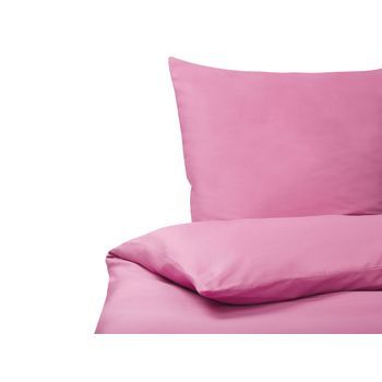 Conjunto De Fundas De Algodón Rosa Edredón Funda De Almohada 135 X 200 Cm Moderno Elegante Dormitorio Harmonridge