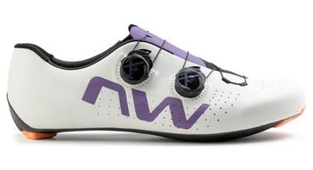 Zapatillas de carretera northwave veloce extreme blancas moradas