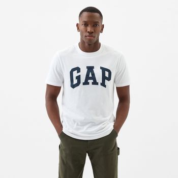 GAP Camiseta de Logotipo Gap Blanca 856659-000