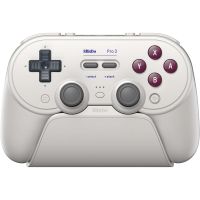 mando 8bitdo pro 3 bluetooth inalambrico y cableado clasico multiplataforma