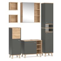 conjunto de muebles de bano senyo 5 piezas vicco