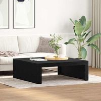 vidaxl mesa de cafe roble negro 100 x 100 x 35 cm madera de ingenieria