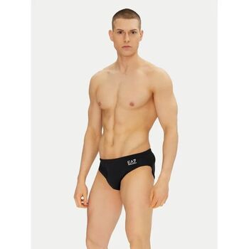Emporio Armani EA7 Bañador 7M000501 AF14514 SLIP-MC026 BLACK/SILVER para hombre