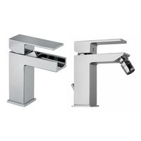 kit de griferia mezcladora para bide y lavabo acabado cromado