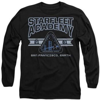 Star Trek Camiseta manga larga Starfleet Academy Earth para mujer