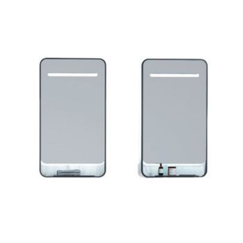 Espejo Led Con Cargador Wireless Led Antivaho 80x90 Negro 4000k Neutra