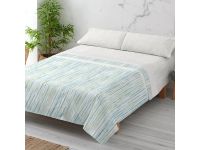 juego de sabanas cotton deco rayas modernas transpirable manterol