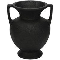gissed-jarron decorativo negro con asas r 205 x 16 x 145 cm r estilo clasico y minimalista