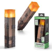 replica antorcha con luz minecraft 25 cms