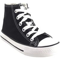 bienve zapatillas altas lona abx115116 negro para nina