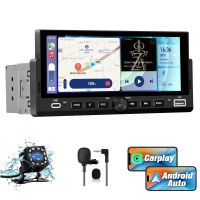 autoradio junsun 1 din 686 pantalla tactil ips carplay android auto camara