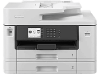 impresora multifuncion tinta - brother mfcj5740dw impresion doble cara color formato a3 fax blanco