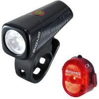 sigma kit de luces delantera buster 150 trasera nugget flash led usb negro