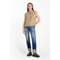 le temps des cerises chaquetas chaqueta sin mangas arley para mujer