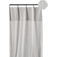 cortina leonie en algodon organico - caviar - 280 x 140 cm