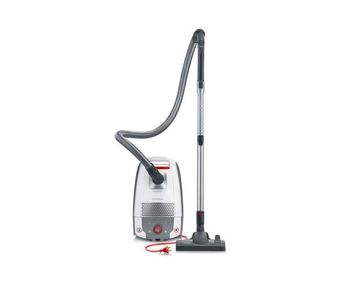 Severin - aspiradora de bolsa, 850 w, 4 litros, nivel de ruido 74 db a, filtración hepa 13, longitud del cable 6 m, incluye boquilla de parquet xl y 2 bolsas bc 7047