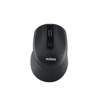 Ratón Nilox NXMWS101 Inalámbrico 1600 DPI Negro 4 Botones Ergonómico