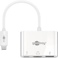 base para portatil goobay 62104 usb-c hdmi 4k 60w multicolor