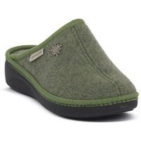 grunland pantuflas ci2981verde para mujer