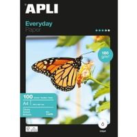 papel fotografico apli 11475 a4 180g 100 hojas brillante fsc inkjet