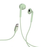 auriculares tnb estypec2gn con cable usb-c microfono y control de volumen verdes