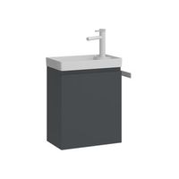 mueble para lavabo  - 40 x 22 x 50 cm - antracita mate
