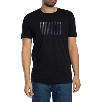 Armani Exchange Camiseta Camiseta gráfica Slim Brand Repeat para hombre