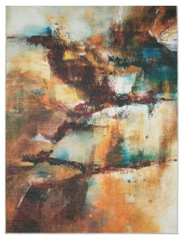 Alfombra lavable Marsea multicolor 60x100 cm