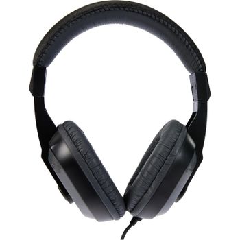 THOMSON | Auriculares HED 2206, Auriculares de Diadema, con Banda Ajustable, Cable de1,2m, Aislamiento del Ruido, Almohadillas Suave (sensibilidad 92db),Negro