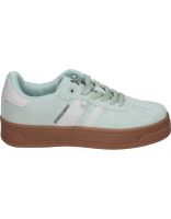 zapatillas con plataforma xti 143644 veganas en verde aguamarina 40