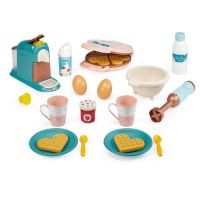 juego de cocina infantil ecoiffier set de waffles y snacks 21 piezas multicolor