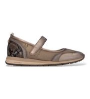 carmela para mujer 16435302-plomo bailarinas de piel 164353 gris 41 1 a 3cm velcro casual
