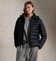polo ralph lauren para mujer 211958932002 abrigo repelente al agua negro l casual nylon