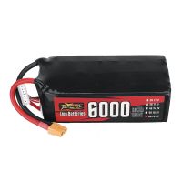 bateria zop power 222v 6000mah 100c 6s lipo con conector xt60 y adaptador t plug para drones de carreras rc fpv