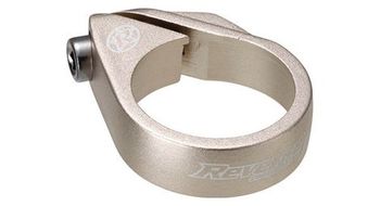 Abrazadera de asiento con tornillo inverso de 34 9 mm beige metalico