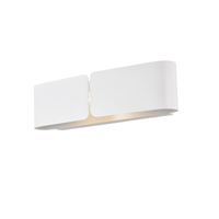 aplique hug con difusor cortado a laser en hierro lacado blanco 2 luces 45 p10 bl316-ap2-bco