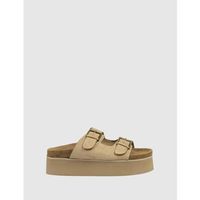 obvio sandalias sandalia asia camel para mujer
