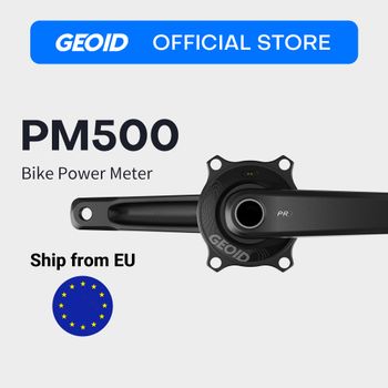 GEOID PM500 Medidor de Potencia para Bicicleta, Tipo Araña, 4 Pernos, 110BCD, Eje de 24mm, para Manivela de Bicicleta Shimano