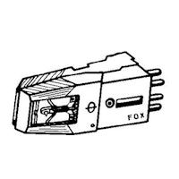 aguja tocadiscos ceramica 2511-dst con aguja de zafiro compatible con sharp sty-146 y chuo denki cz-800