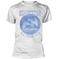 led zeppelin camiseta tour 75 para mujer