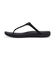 fitflop para mujer a5y-001 sandalias solay mixed-crystal toe negro 37 piel plano ninguno casual