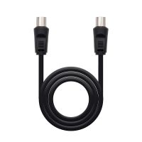 nanocable cable coaxial antena analogico tv 75 ohm 18m negro