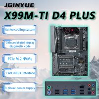 placa base jginyue x99 intel lga 2011-3 xeon e5 v3 v4 ddr4 128gb m2 nvme sata x99ti d4 plus