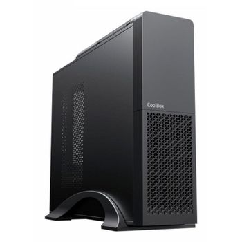 Caja PC CoolBox T313 Slim Micro ATX USB-C USB 3.2 500W Negro