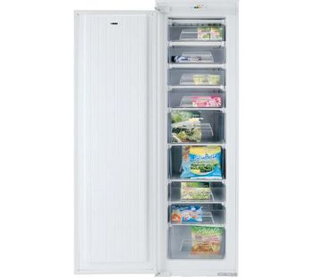 HBOU 172 UK Integrated Tall Freezer - Sliding Hinge, Cream