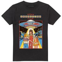 steven rhodes camiseta alien abduction club para mujer