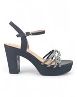 de timbos sandalia tacon fiesta de mujer 131314 negro