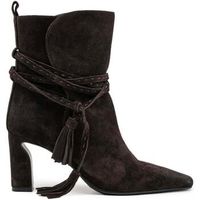paloma barcelo botines maggie suede moka para mujer