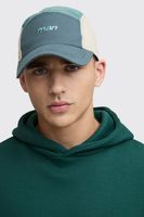 gorra man ligera con panel de nailon verde