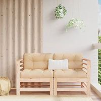 sofas esquineros con cojines 2 uds  sofa de salon  sofa de descanso madera maciza de pino cfw12643